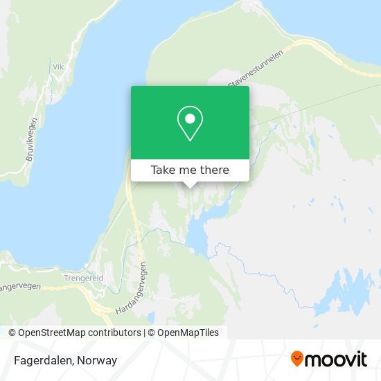 Fagerdalen map