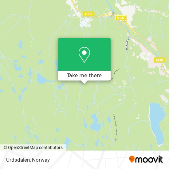 Urdsdalen map