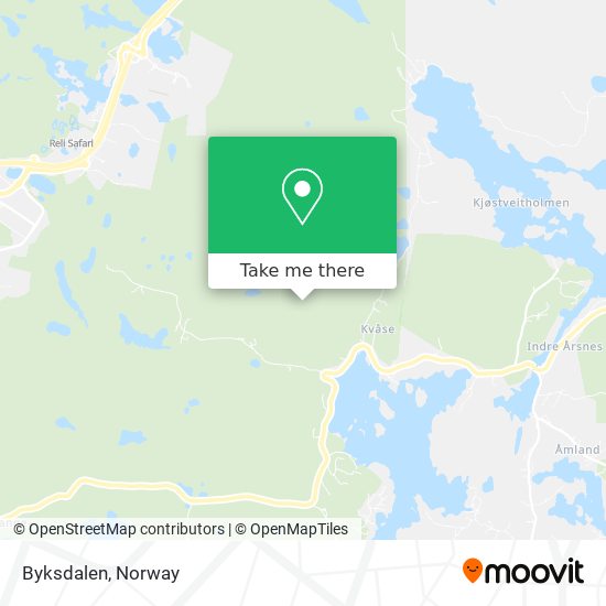 Byksdalen map