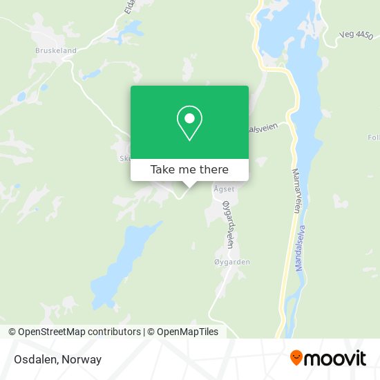 Osdalen map