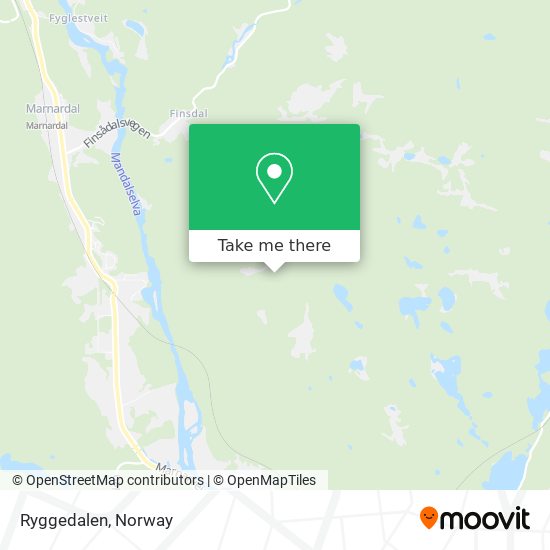 Ryggedalen map