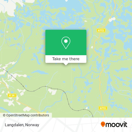 Langdalen map