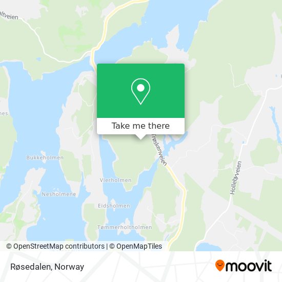 Røsedalen map