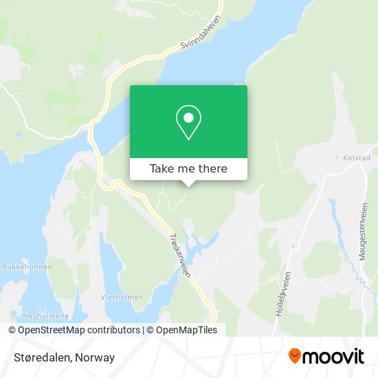 Støredalen map