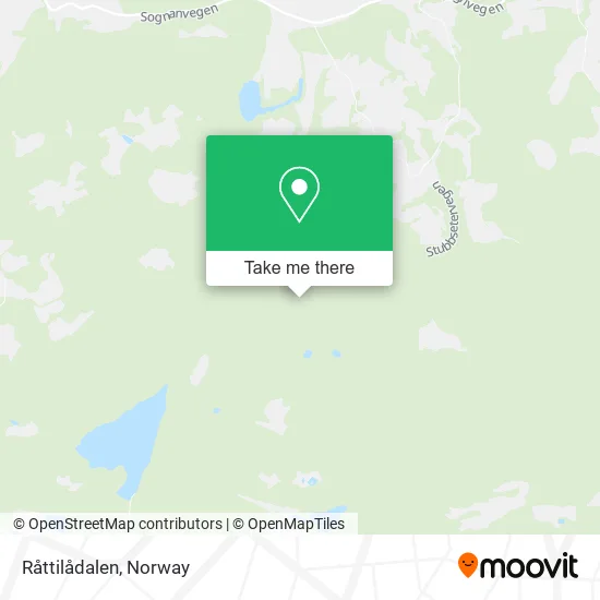 Råttilådalen map