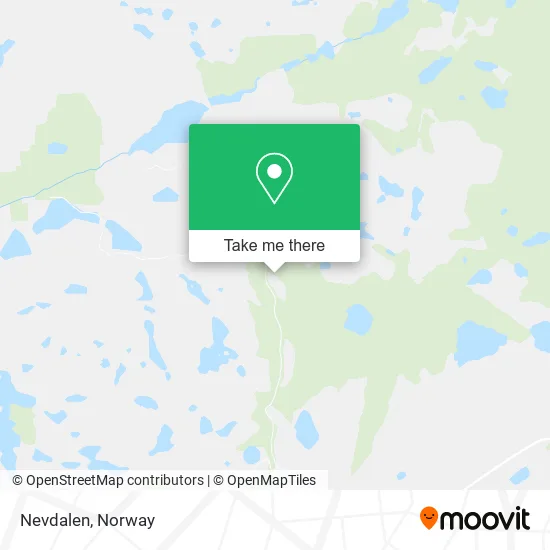 Nevdalen map