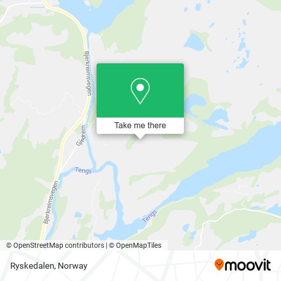 Ryskedalen map