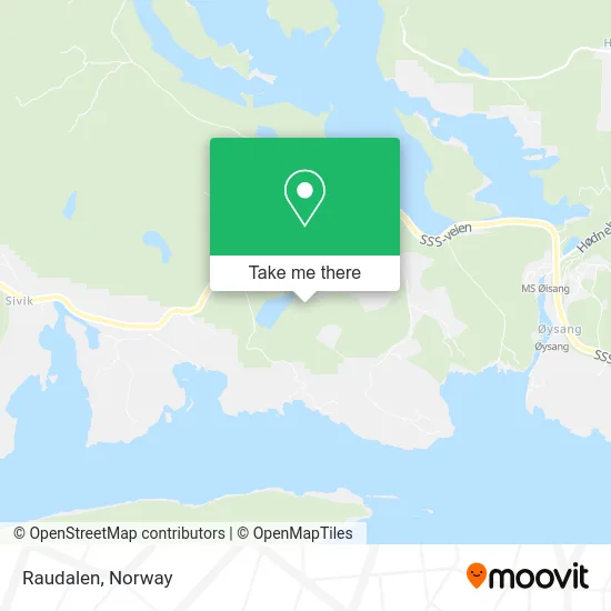 Raudalen map
