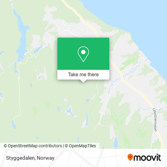 Styggedalen map