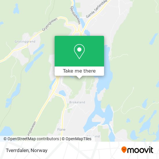 Tverrdalen map