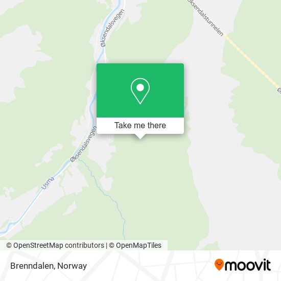 Brenndalen map