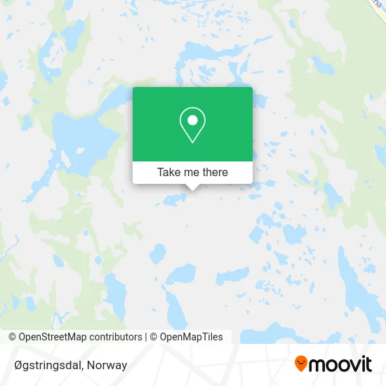 Øgstringsdal map
