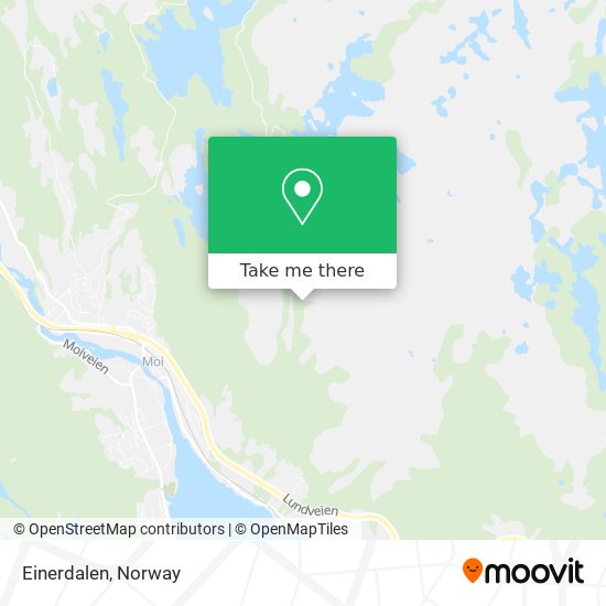 Einerdalen map