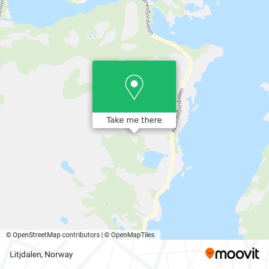 Litjdalen map