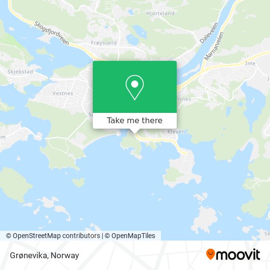 Grønevika map