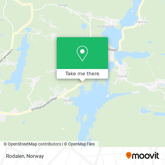 Rodalen map