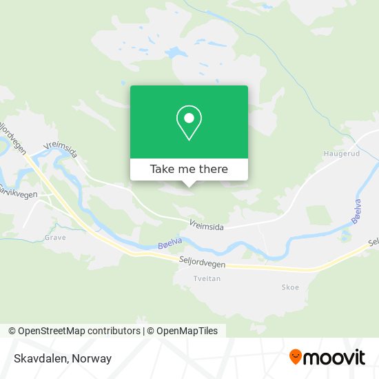 Skavdalen map