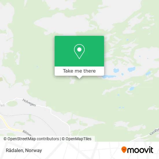 Rådalen map