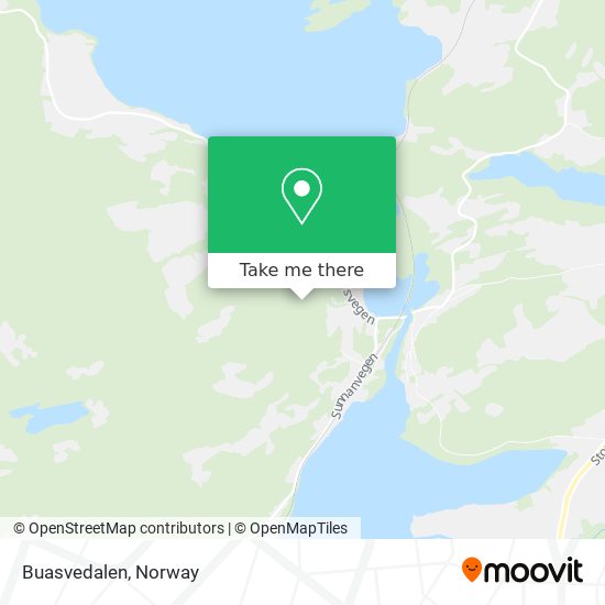 Buasvedalen map