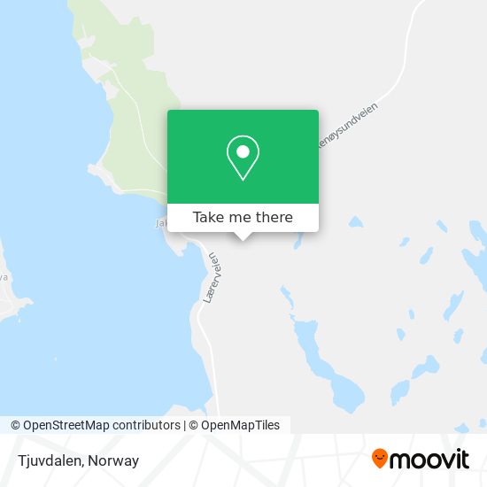 Tjuvdalen map