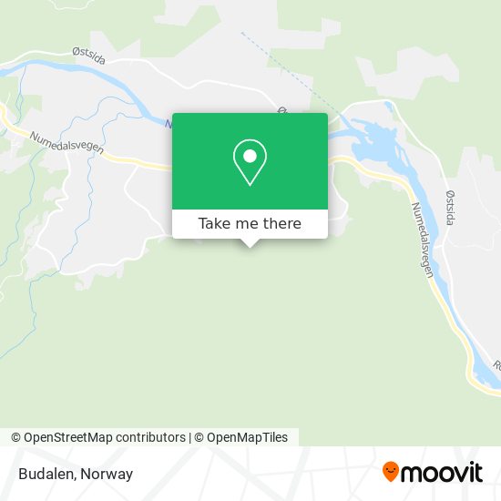 Budalen map