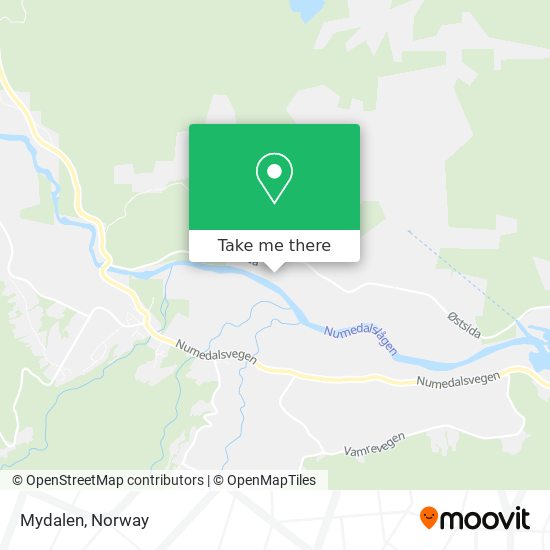 Mydalen map