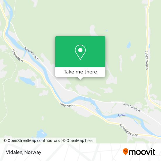 Vidalen map