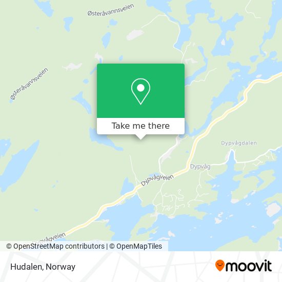 Hudalen map