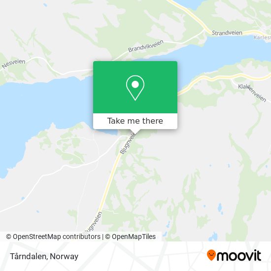 Tårndalen map