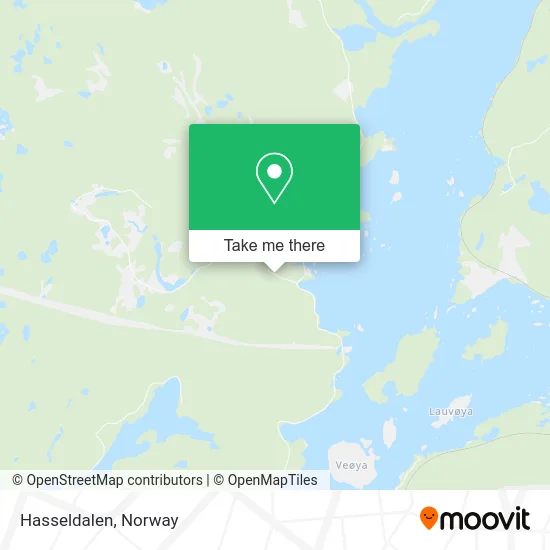 Hasseldalen map