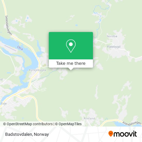 Badstovdalen map