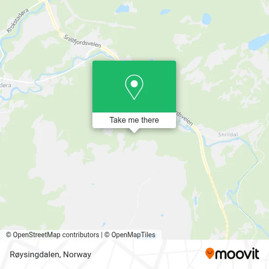 Røysingdalen map