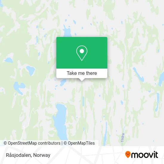 Råsjodalen map