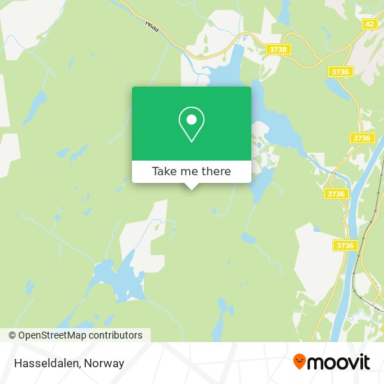 Hasseldalen map