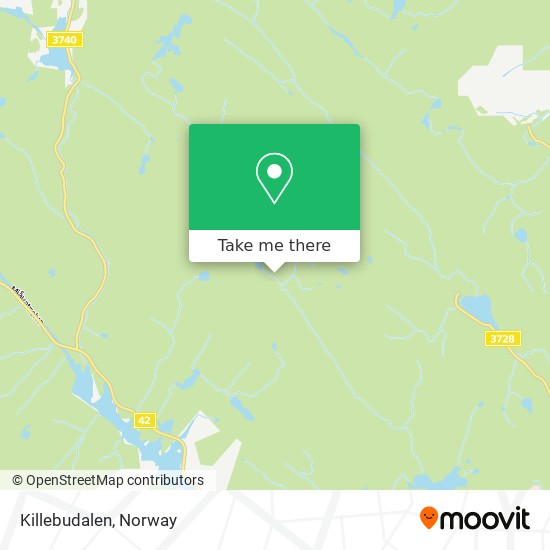 Killebudalen map