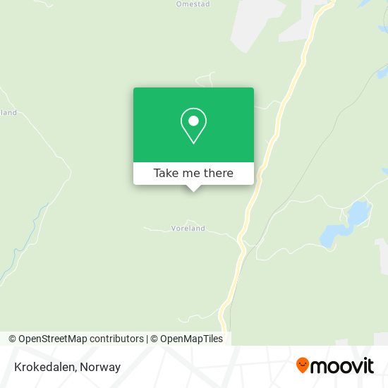 Krokedalen map