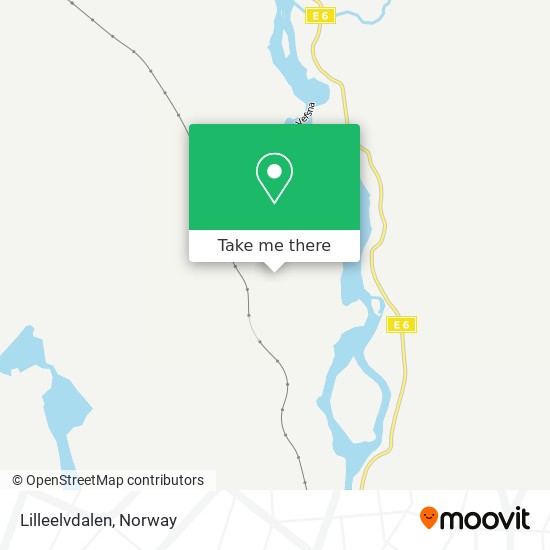 Lilleelvdalen map