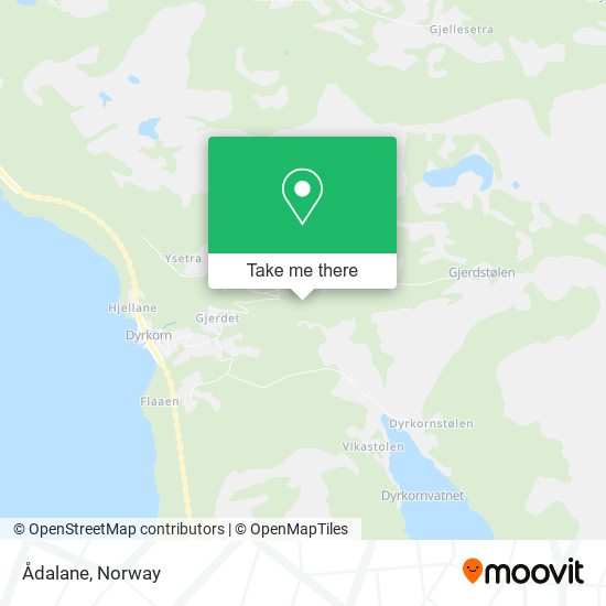 Ådalane map