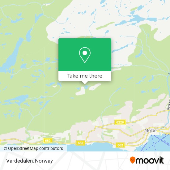 Vardedalen map