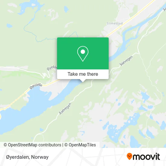 Øyerdalen map