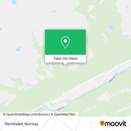 Nerlidalen map