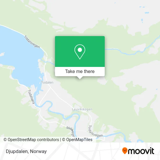 Djupdalen map
