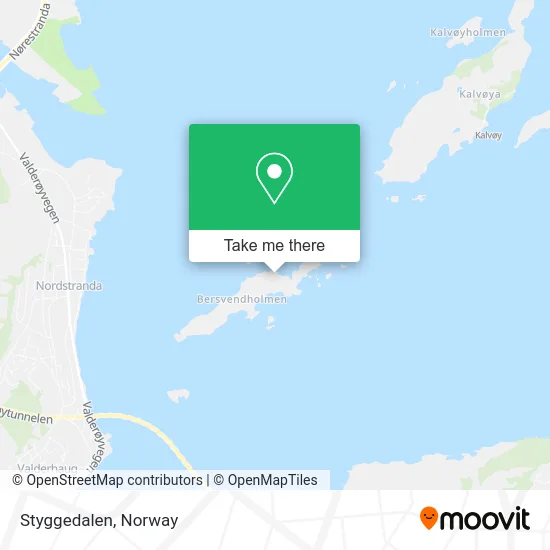 Styggedalen map