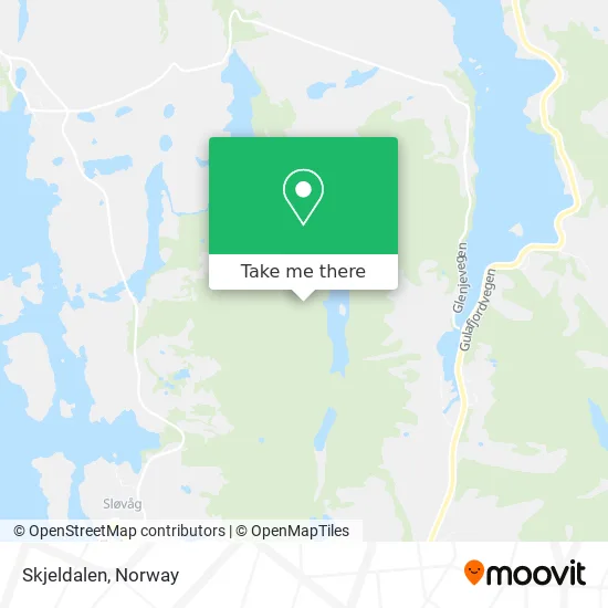 Skjeldalen map