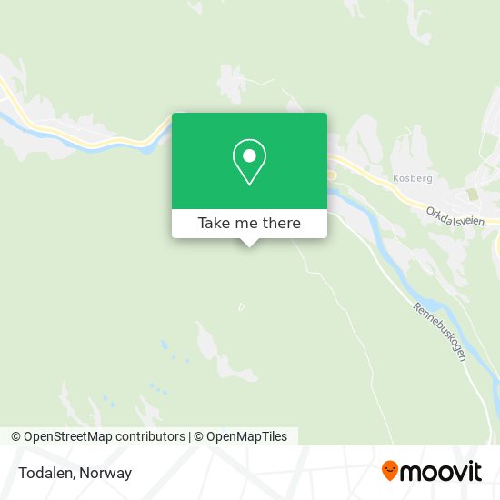 Todalen map