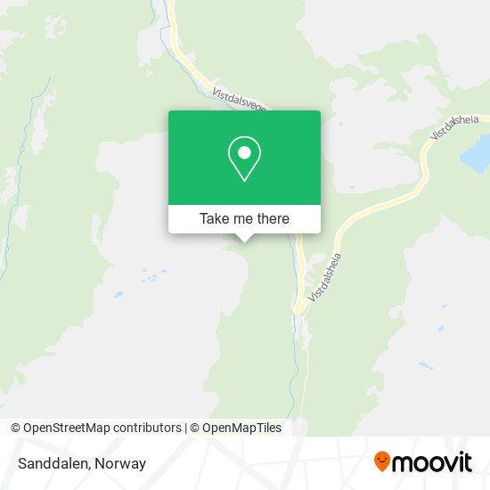 Sanddalen map