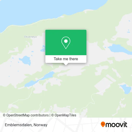 Emblemsdalen map