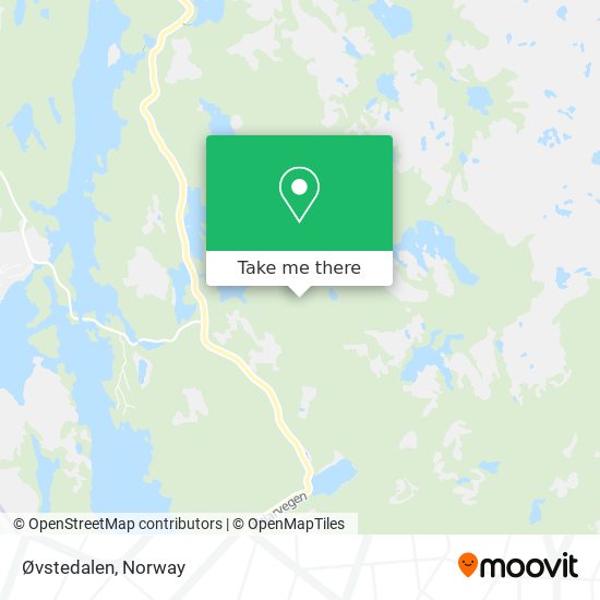 Øvstedalen map