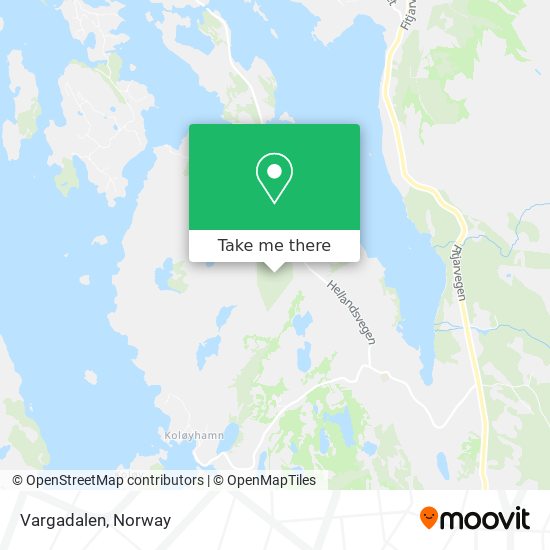 Vargadalen map