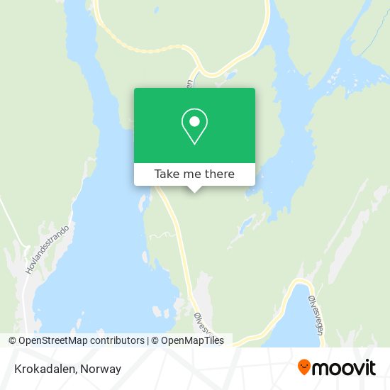 Krokadalen map